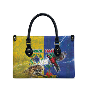 Brazil And Haiti Football Leather Bag Jaguar With Kanson Wouj Special Style