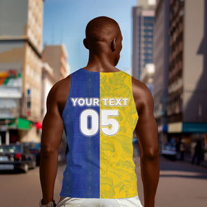 Custom Brazil And Haiti Football Men Tank Top Jaguar With Kanson Wouj Special Style