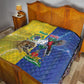Brazil And Haiti Football Quilt Jaguar With Kanson Wouj Special Style