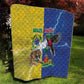 Brazil And Haiti Football Quilt Jaguar With Kanson Wouj Special Style