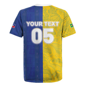 Custom Brazil And Haiti Football Rugby Jersey Jaguar With Kanson Wouj Special Style