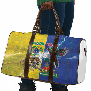 Brazil And Haiti Football Travel Bag Jaguar With Kanson Wouj Special Style