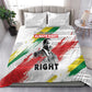 Martin Luther King Bedding Set Honoring The Legacy White Version
