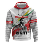 Martin Luther King Hoodie Honoring The Legacy White Version