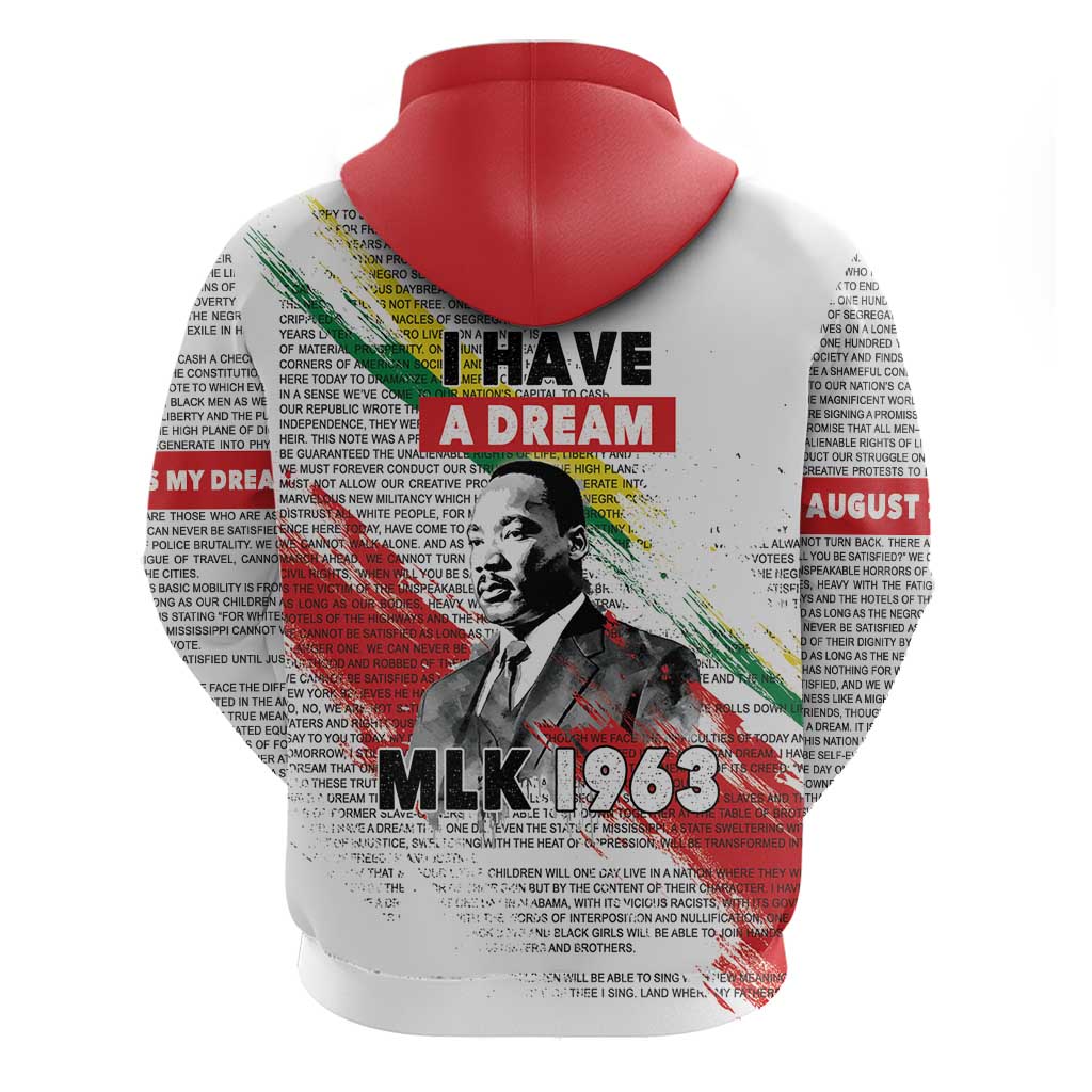 Martin Luther King Hoodie Honoring The Legacy White Version