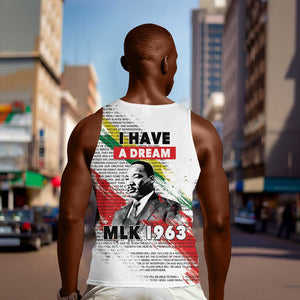 Martin Luther King Men Tank Top Honoring The Legacy White Version