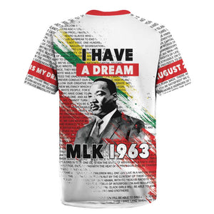 Martin Luther King Rugby Jersey Honoring The Legacy White Version