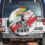 Martin Luther King Spare Tire Cover Honoring The Legacy White Version