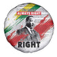 Martin Luther King Spare Tire Cover Honoring The Legacy White Version