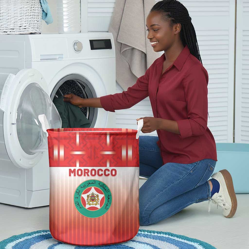 Morocco Football Laundry Basket 1994 Retro Red Version - African Pride