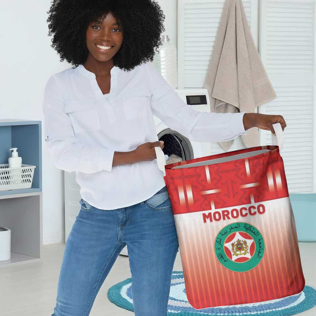 Morocco Football Laundry Basket 1994 Retro Red Version - African Pride