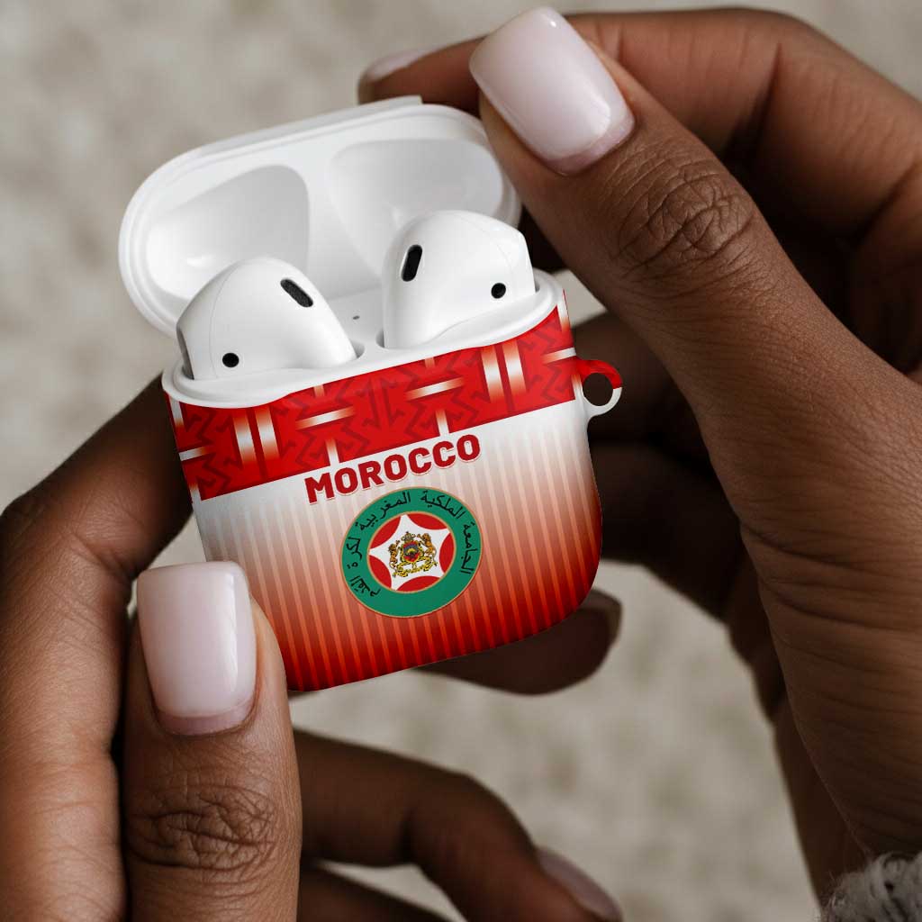 Morocco Football AirPods Case 1994 Retro Red Version - African Pride