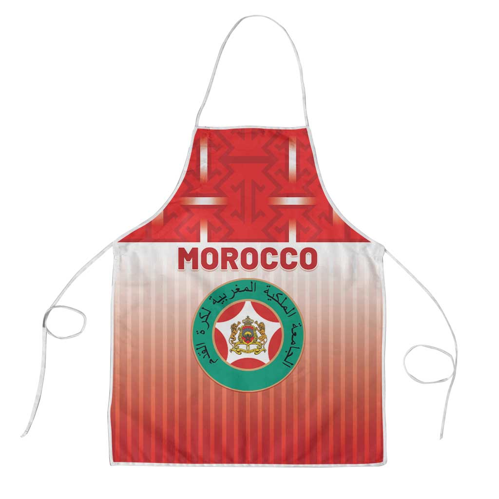 Morocco Football Apron 1994 Retro Red Version - African Pride