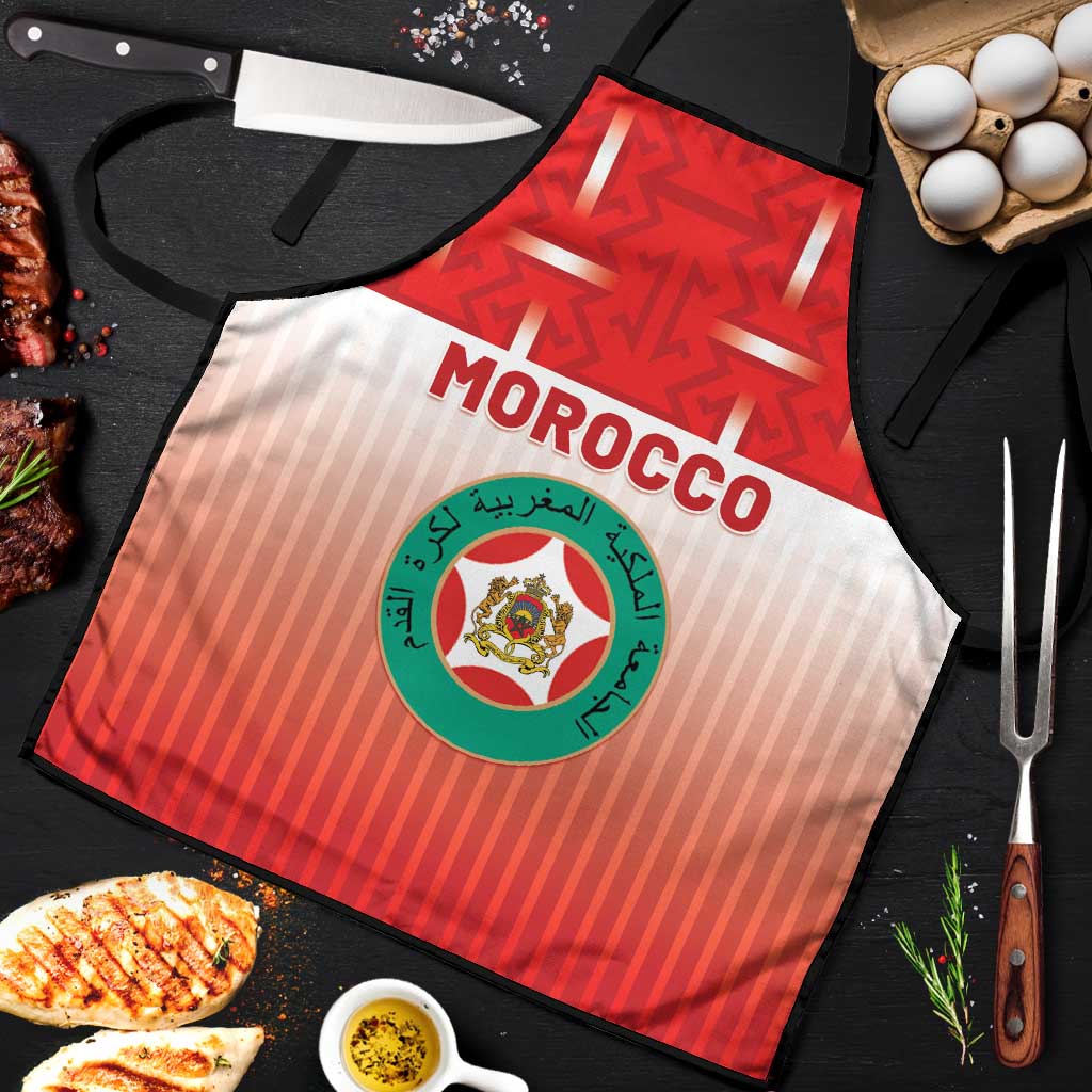 Morocco Football Apron 1994 Retro Red Version - African Pride