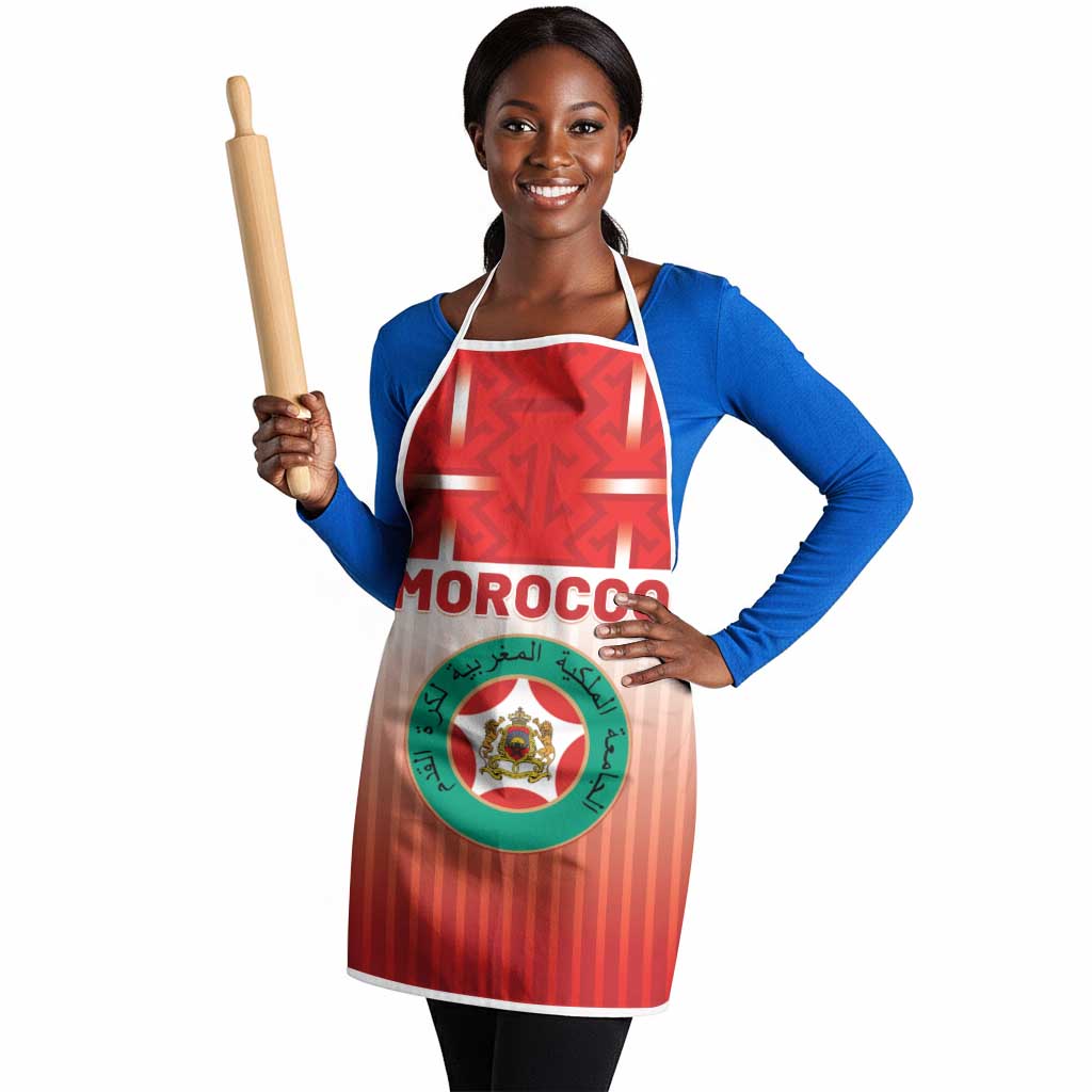 Morocco Football Apron 1994 Retro Red Version - African Pride