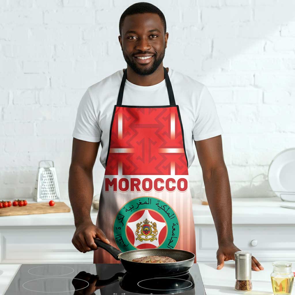 Morocco Football Apron 1994 Retro Red Version - African Pride