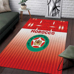 Morocco Football Area Rug 1994 Retro Red Version - African Pride