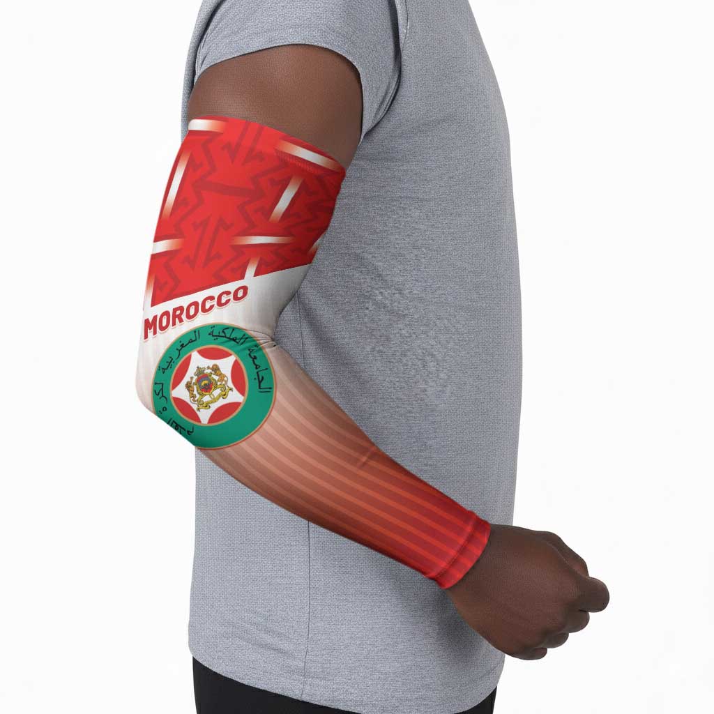 Custom Morocco Football Arm Sleeves 1994 Retro Red Version - African Pride