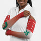 Custom Morocco Football Arm Sleeves 1994 Retro Red Version - African Pride
