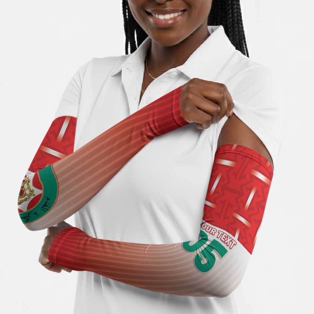 Custom Morocco Football Arm Sleeves 1994 Retro Red Version - African Pride