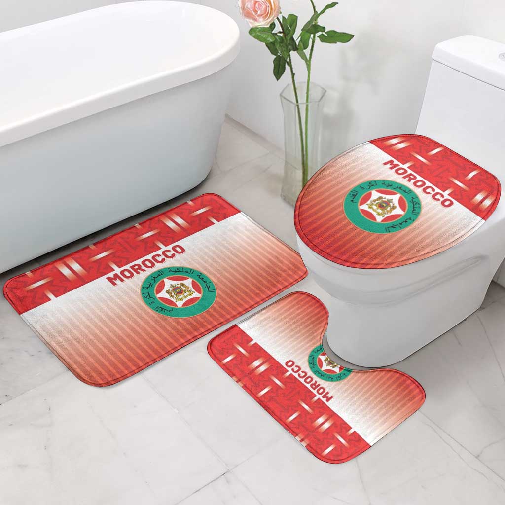 Morocco Football Bathroom Set 1994 Retro Red Version - African Pride