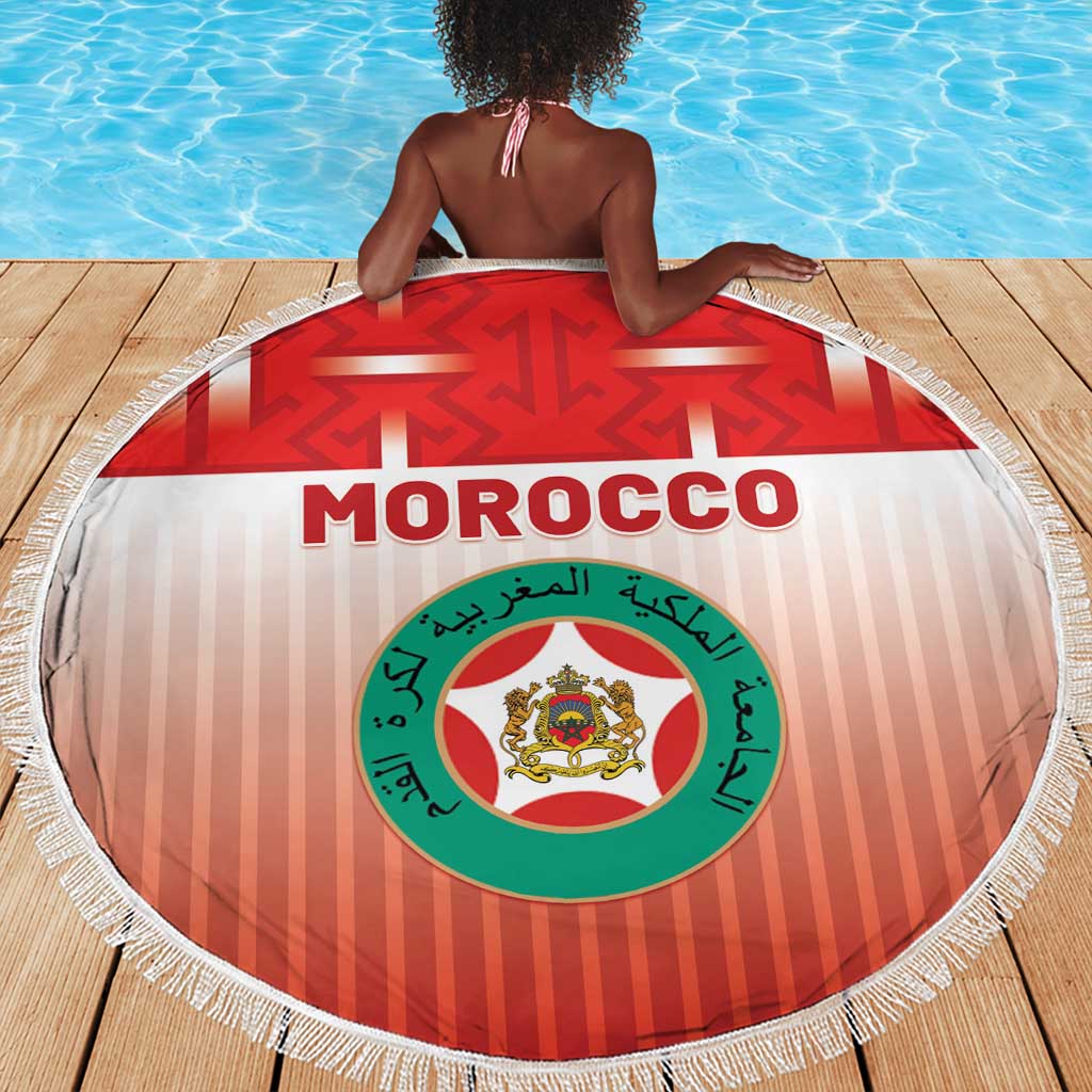 Morocco Football Beach Blanket 1994 Retro Red Version - African Pride