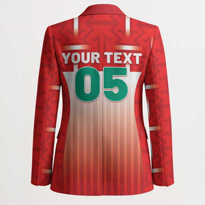 Custom Morocco Football Blazer 1994 Retro Red Version - African Pride