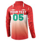 Custom Morocco Football Button Sweatshirt 1994 Retro Red Version