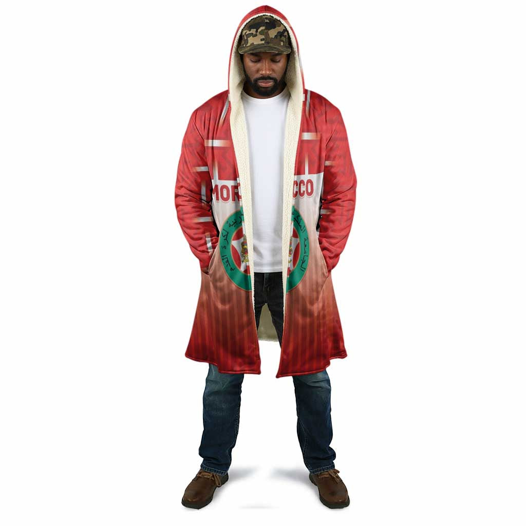 Custom Morocco Football Cloak 1994 Retro Red Version - African Pride