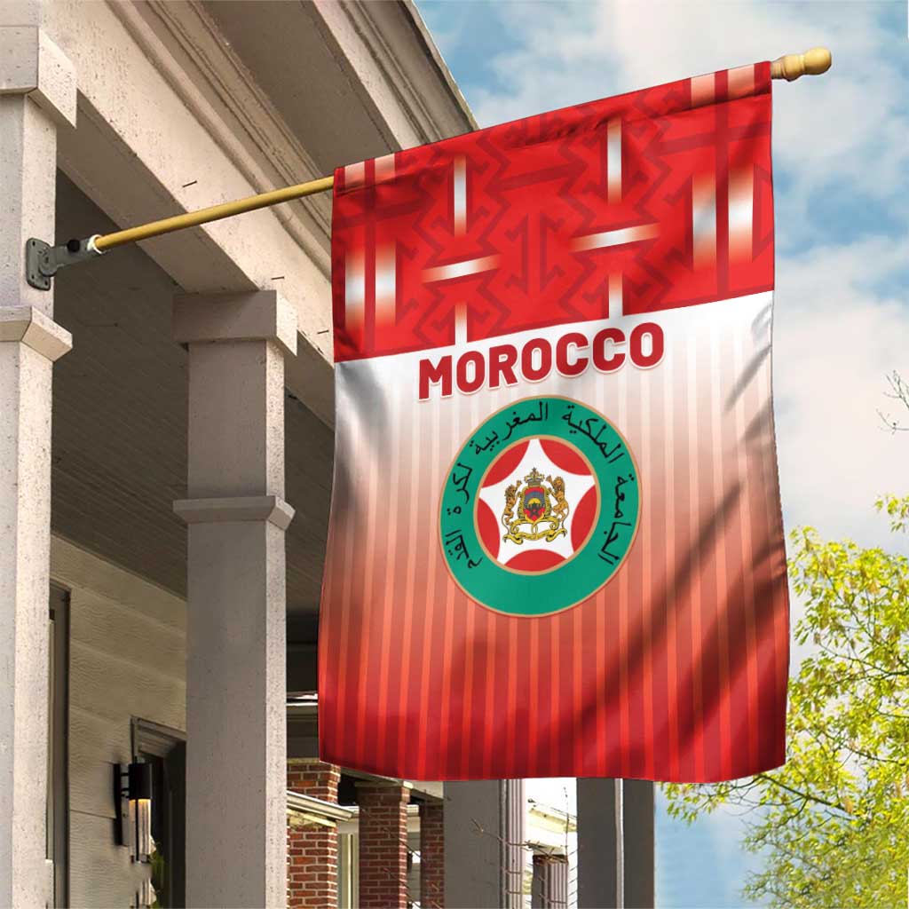 Morocco Football Garden Flag 1994 Retro Red Version - African Pride