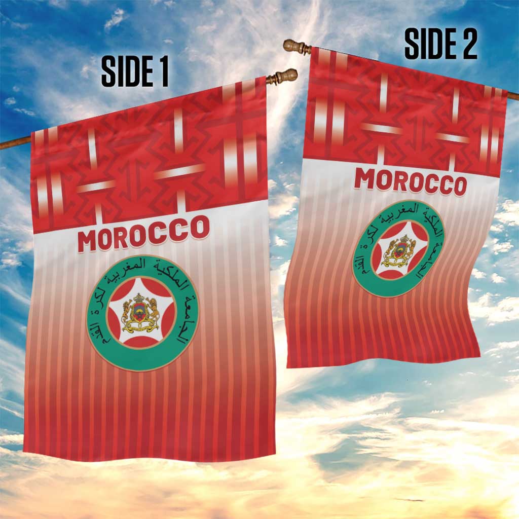 Morocco Football Garden Flag 1994 Retro Red Version - African Pride