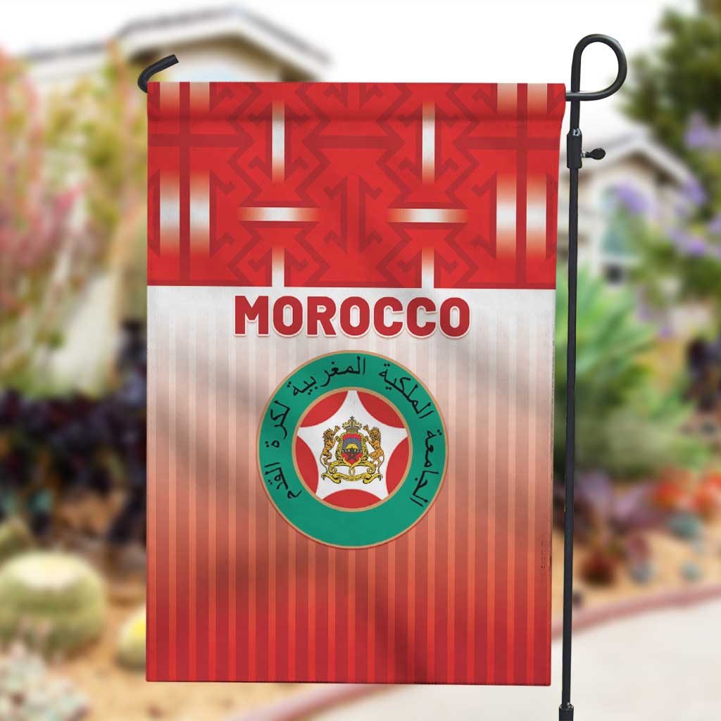 Morocco Football Garden Flag 1994 Retro Red Version - African Pride