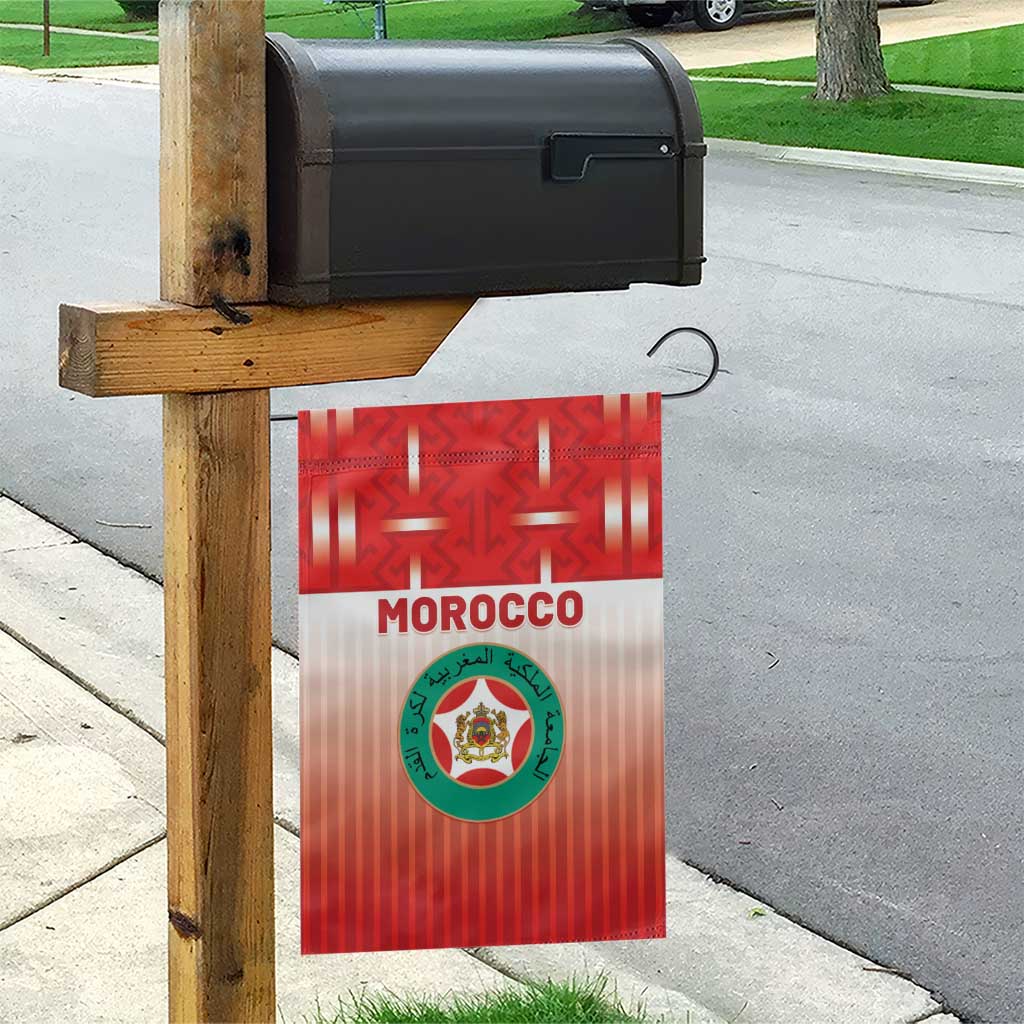Morocco Football Garden Flag 1994 Retro Red Version - African Pride