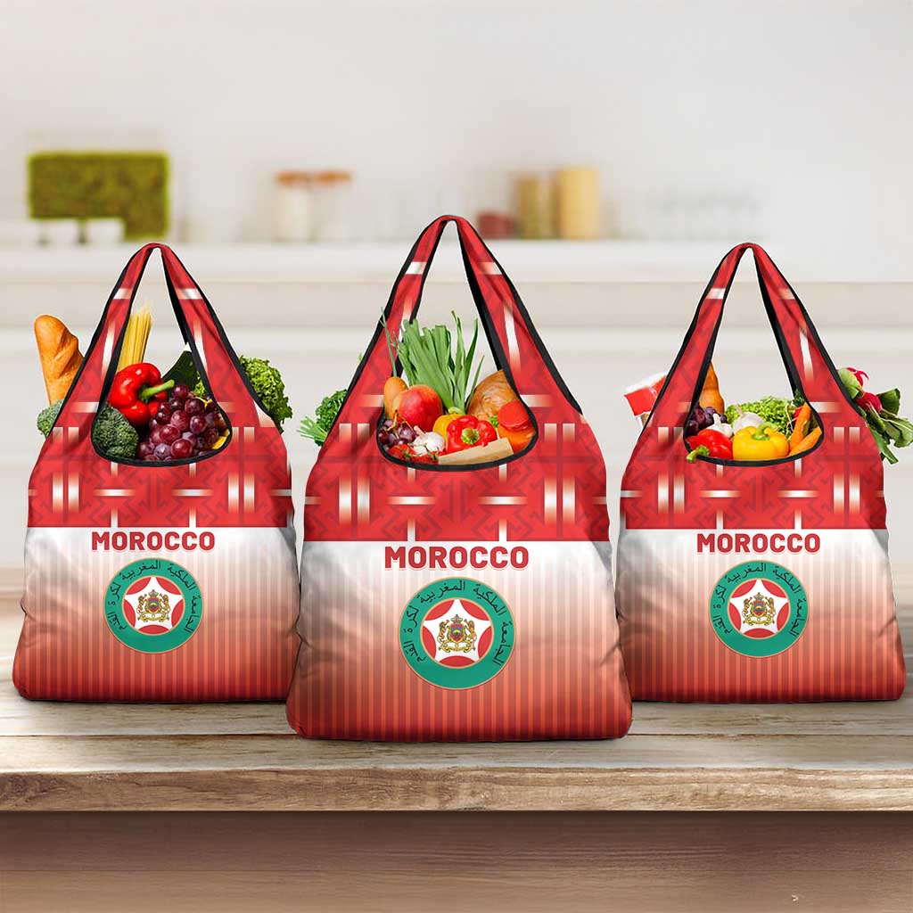 Morocco Football Grocery Bag 1994 Retro Red Version - African Pride