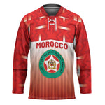 Custom Morocco Football Hockey Jersey 1994 Retro Red Version - African Pride