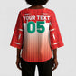 Custom Morocco Football Kimono Sleeve Blouse 1994 Retro Red Version - African Pride