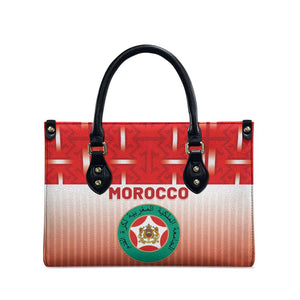 Morocco Football Leather Bag 1994 Retro Red Version - African Pride