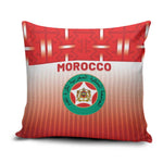 Morocco Football Pillow Cover 1994 Retro Red Version - African Pride