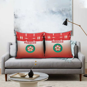 Morocco Football Pillow Cover 1994 Retro Red Version - African Pride