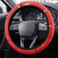 Morocco Football Steering Wheel Cover 1994 Retro Red Version - African Pride