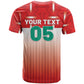 Custom Morocco Football T shirt 1994 Retro Red Version LT05
