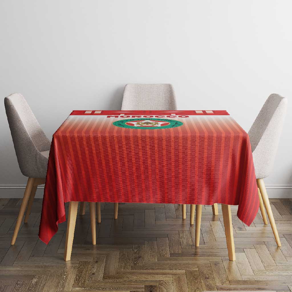 Morocco Football Tablecloth 1994 Retro Red Version - African Pride