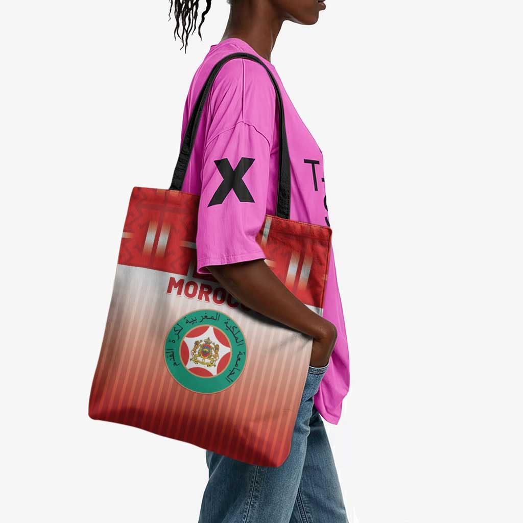 Morocco Football Tote Bag 1994 Retro Red Version - African Pride