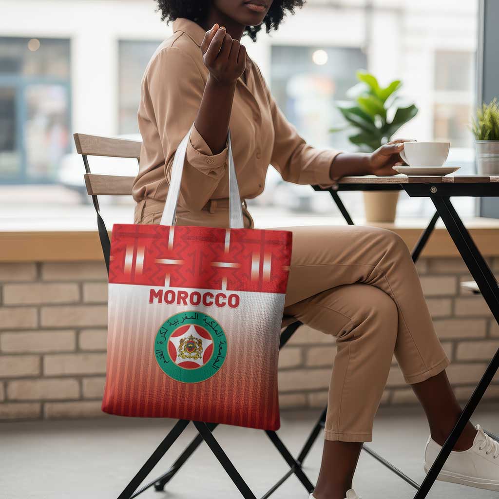 Morocco Football Tote Bag 1994 Retro Red Version - African Pride