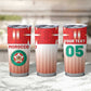 Custom Morocco Football Tumbler Cup 1994 Retro Red Version - African Pride