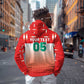 Custom Morocco Football Zip Hoodie 1994 Retro Red Version - African Pride