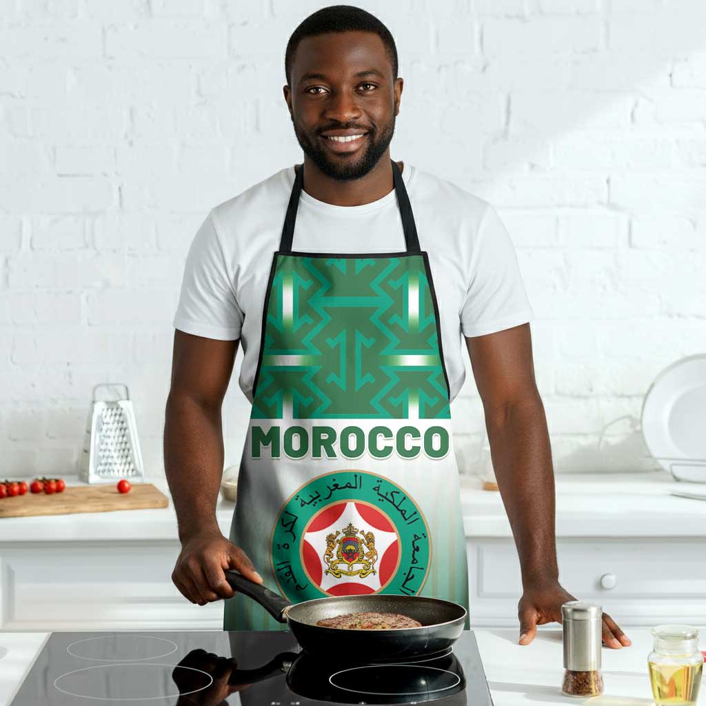 Morocco Football Apron 1994 Retro Green Version - African Pride