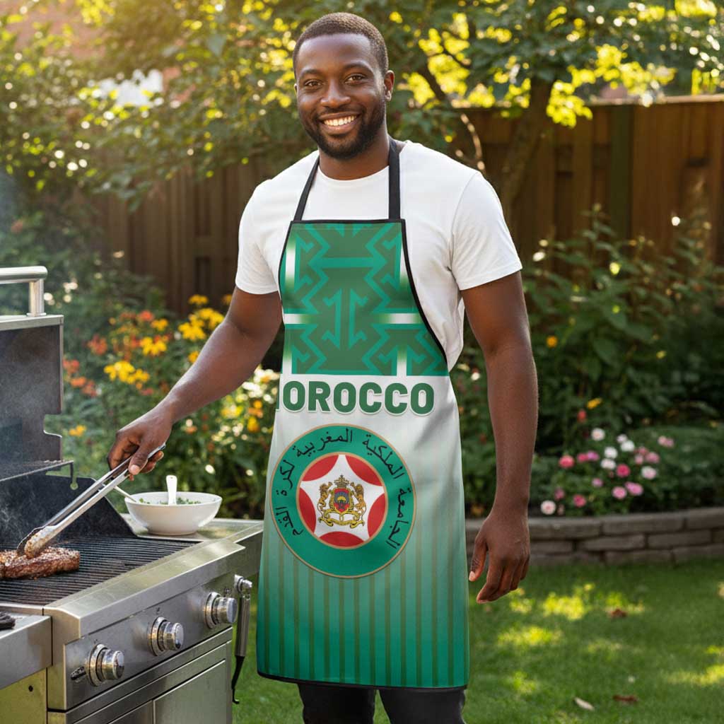 Morocco Football Apron 1994 Retro Green Version - African Pride