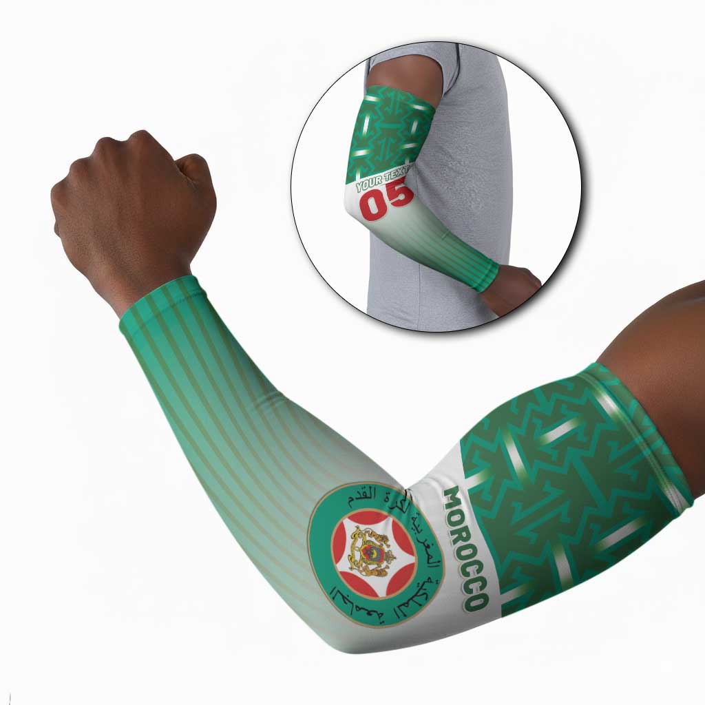 Custom Morocco Football Arm Sleeves 1994 Retro Green Version - African Pride