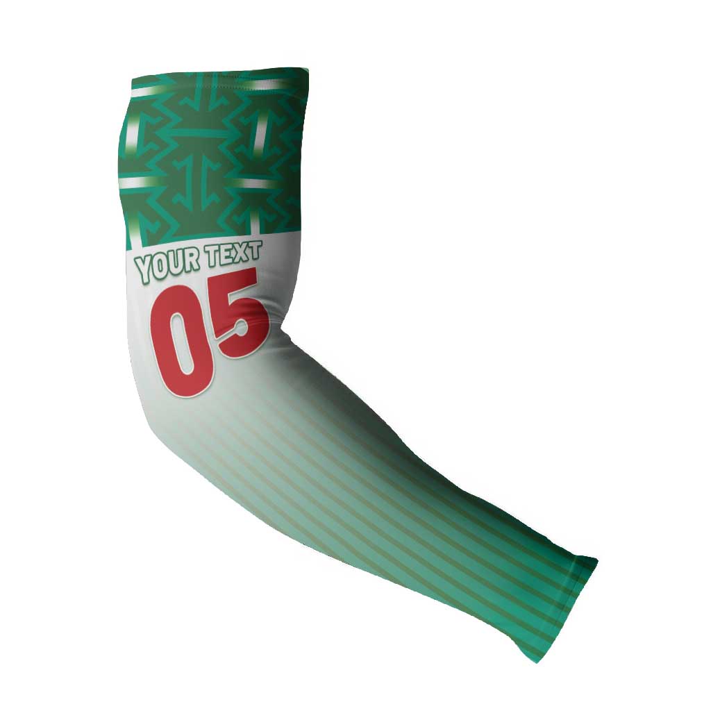 Custom Morocco Football Arm Sleeves 1994 Retro Green Version - African Pride
